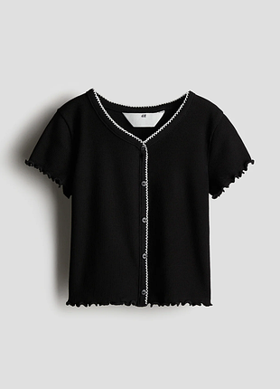 Кофтинка футболка в рубчик h&amp;m
