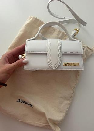 Jacquemus le bambino mini bag біла оригінал