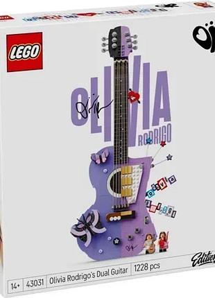 Конструктор lego editions двойная гитара оливии родриго 43031