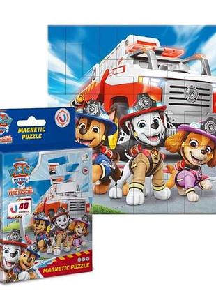 Пазли магнітні 40ел. paw patrol пожежні 200648 тм dodo