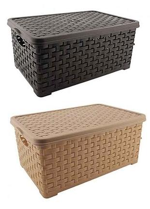 Кошик для дрібниць 7л basket з кришкою rotang 9245495 тм консенсус