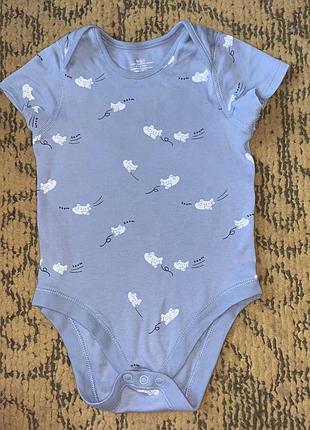 Боди ✈️ m&s 9-12 мес