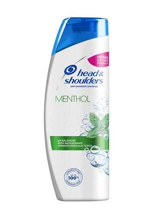 Шампунь против перхоти ментол 400мл тм head shoulders