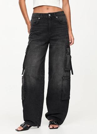 Жіночі джинси-карго pull & bear, розмір 34