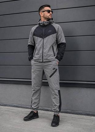 Чоловічий демісезонний спортивний костюм nike tech fleece