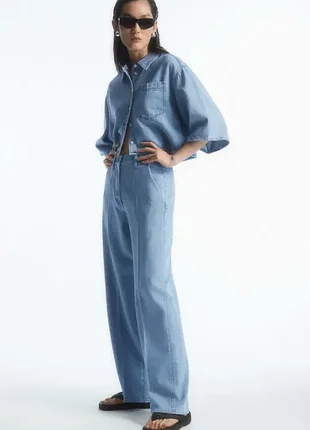 Джинсы женские cos straight-leg denim trousers / 38