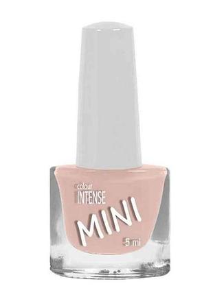 Лак для ногтей mini 005 (np-16) бежевый тм color intense