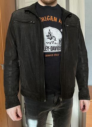 Шкіряна куртка angelo litrico