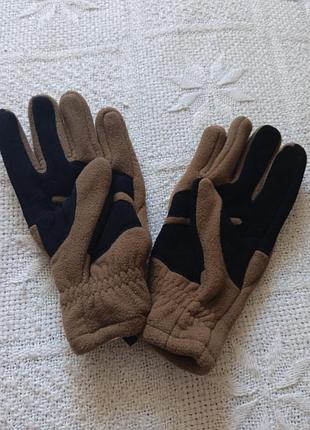 Теплі тактичні рукавички із polartec windbloc р.2,3