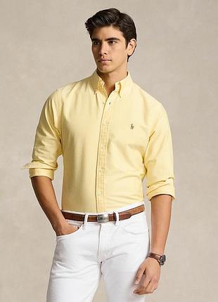 Стильна базова коттонова рубашка сорочка оригінал polo ralph lauren р.l нова