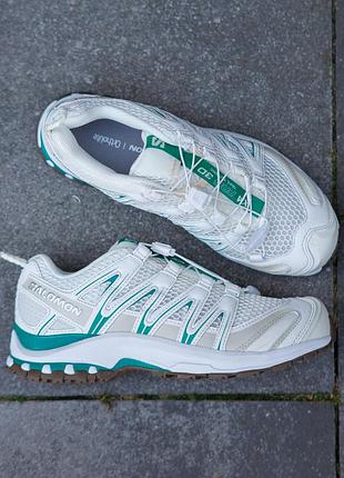 Р.36-40 кроссовки salomon xa pro 3d v9 vanilla white green sl029