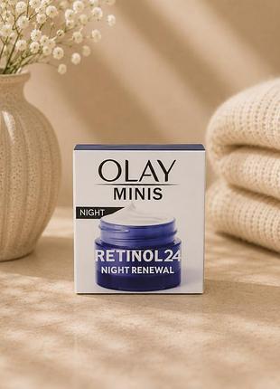Зволожувальний і відновлювальний нічний крем із ретинолом olay retinol 24 night cream