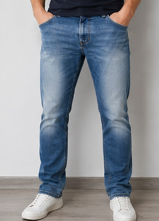 Edc by esprit чоловічі джинси w33 l36 блакитні прямі