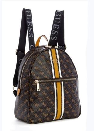 Жіночий брендовий рюкзак guess (9532) коричневий