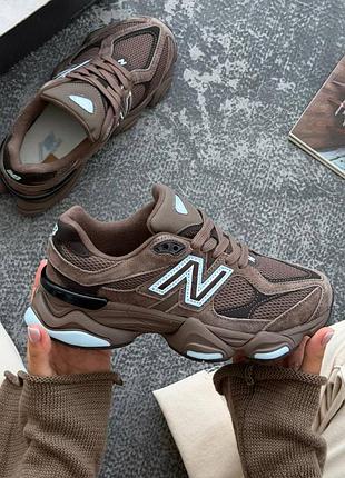 Кроссовки new balance 9060 brown ice