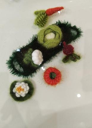 Игрушки губки для купания, мини огород 10