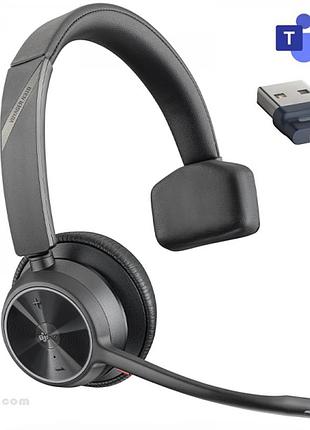 Bluetooth-гарнітура poly voyager 4310 uc team a + bt700 (original 100%) by plantronics (black box)