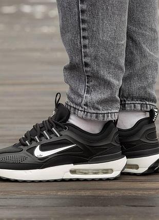 Кроссовки мужские, кроссовки женские, 1в1 люкс качество, кожа, nike air max dawn black white, inter-2000