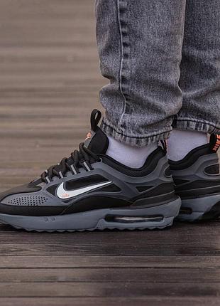 Кроссовки мужские, кроссовки женские, 1в1 люкс качество, кожа, nike air max dawn black grey, inter-2144