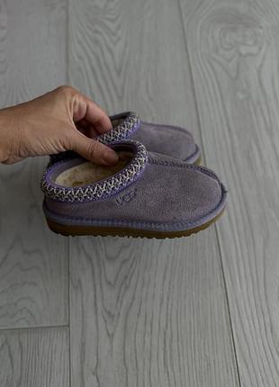 Ugg tasman kids дитячі угги тапочки замшеві
