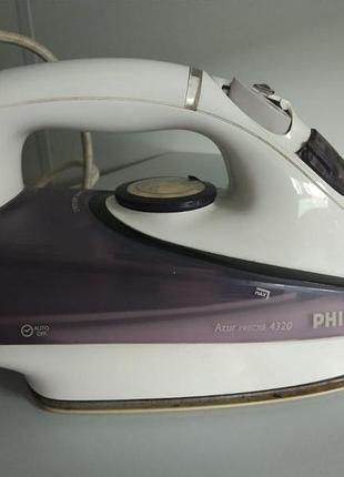 Праска philips azur precise 4320 (2400w) з паровим ударом та автовимкненням утюг