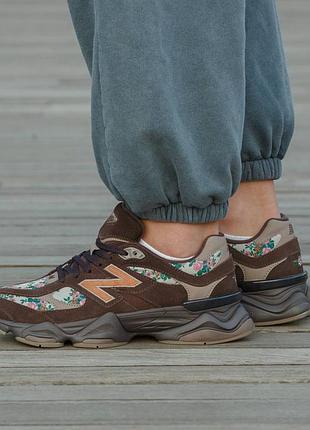 Кроссовки мужские, кроссовки женские, 1в1 люкс качество, кожа, new balance 9060 atmos pink, inter-2704