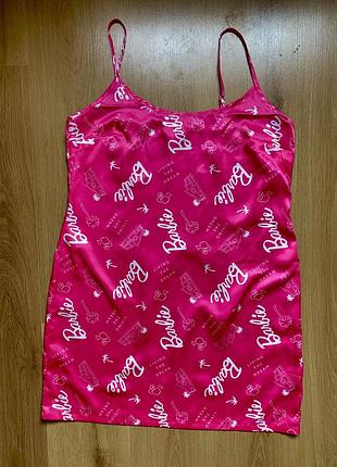 Жіноча нічна сорочка ночнушка пеньюар розмір l xl barbie