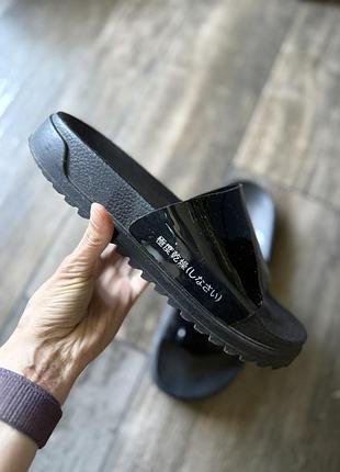 Шльопанці на платформі чорні класика zara next george h&m superdry