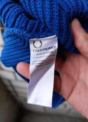 Свитер вязаный fred perry 4