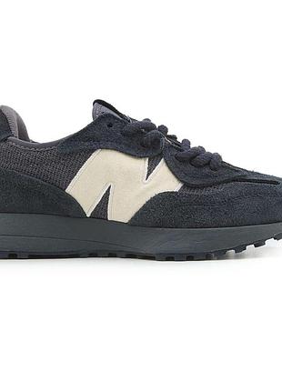 Кроссовки мужские, кроссовки женские, 1в1 люкс качество, кожа, new balance 327 blue grey white, inter-2673