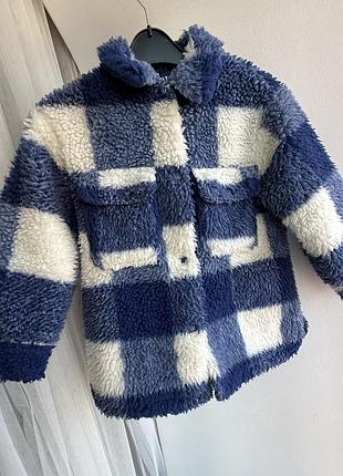 Шерпа шубка куртка тедді zara