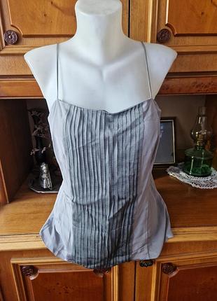 Шелковая дизайнерская блуза блузка топ шелк akris