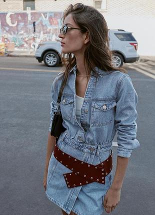 Оригинальное атласное платье с кружевом из новой коллекции zara woman original.