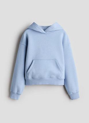 Теплая детская/подростковая худи из трикотажа на флисе h&amp;m | утепленная толстовка с капюшоном
