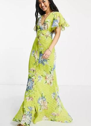 Сукня шифонова максі asos р.14