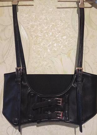 Пояс корсет із лямками bershka