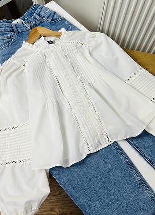 Блузка з вишивкою h&m