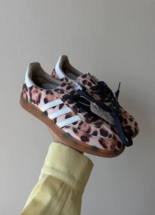 Adidas spezial handball leopard print