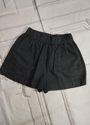 Шорти льон h&amp;m