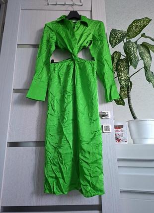 Платье атлас на с