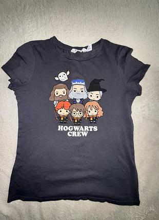 Футболка гарі поттер hogwarts crew р 158-164