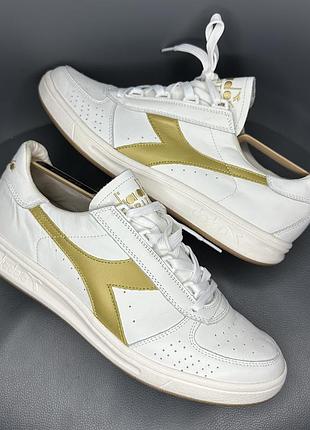 Чоловічі кеди diadora b.elite heritage ‘84 italia кросівки made in italy шкіряні
