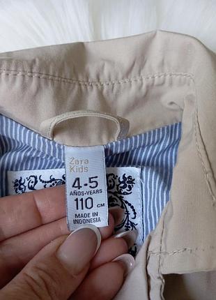 Тренч, плащ zara kids 4