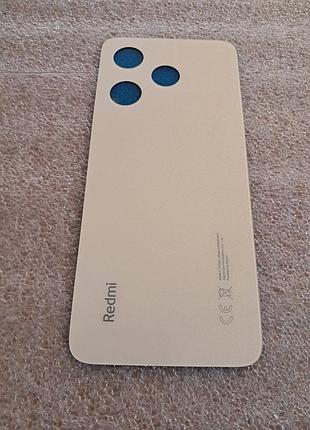 Задняя крышка для xiaomi redmi 13 4g золотистая (sundy gold) оригинал стекло с олеофобным покрытием