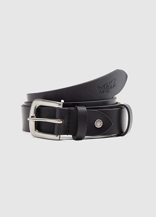 Мужской ремень levi's addison belt 005d10000 - черный, 100% натуральная бычья кожа. оригинал.