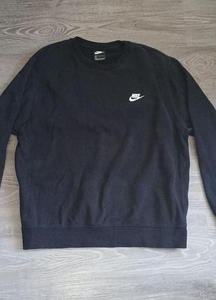 Свитшот мужской nike nsw club crew black
