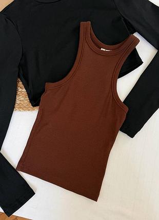 Топ з бавовни h&m🍂