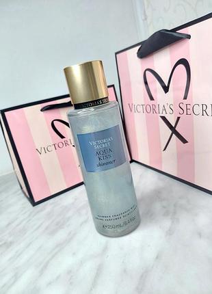Спрей victoria's secret aqua kiss shimmer