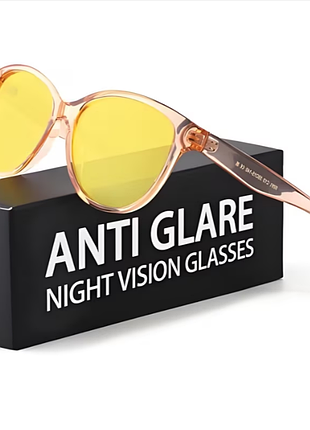 Очки с желтыми линзами anti-glare uv400 😎