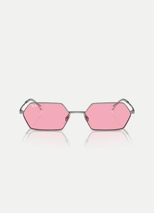 Сонцезахисні окуляри ray-ban hexagonal flat lenses рожеві | стан нових | оригінал